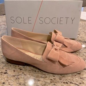 NEW loafer flats with bow detail